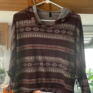 Hooded shirt women’s hoodie